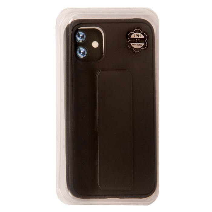

Чехол-накладка для смартфона Apple iPhone 11, силикон, черный (821816)