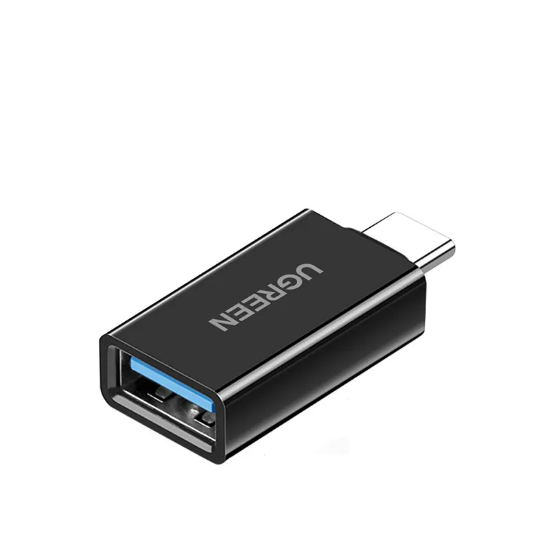 Переходник (адаптер) USB-USB Type-C, черный UGREEN US173