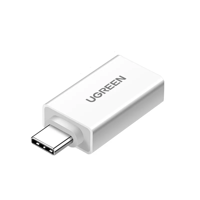 

Переходник (адаптер) USB-USB Type-C, белый UGREEN US173 (30155), US173