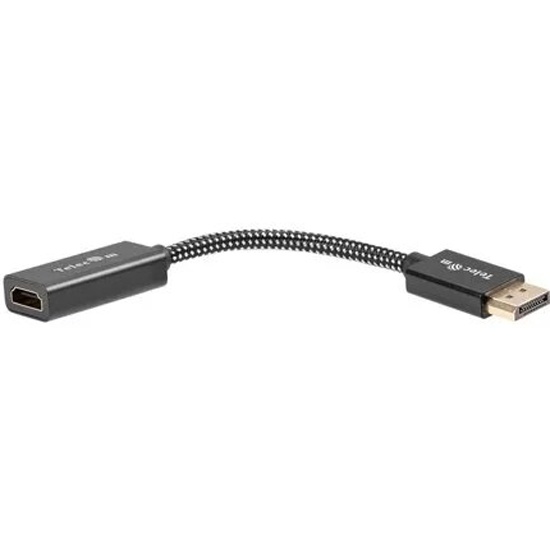 

Кабель-переходник (адаптер) HDMI(19F)-DisplayPort(20M) 4K, экранированный, 15 см Telecom (TA660)