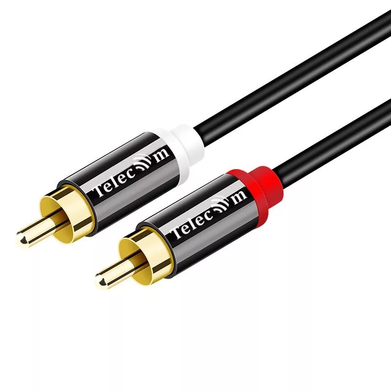 

Кабель 2xRCA(M)-2xRCA(M), 1.5м, черный Telecom (TAV7158M-1.5M)