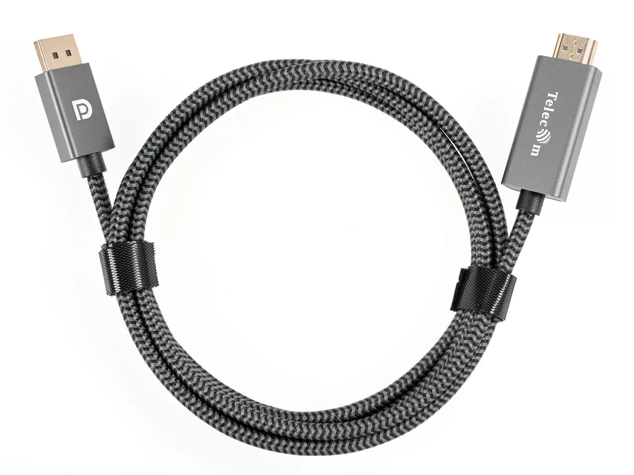 

Кабель DisplayPort(20M)-HDMI(19M) 4K, экранированный, 1.8 м Telecom (TA561M-1.8M)