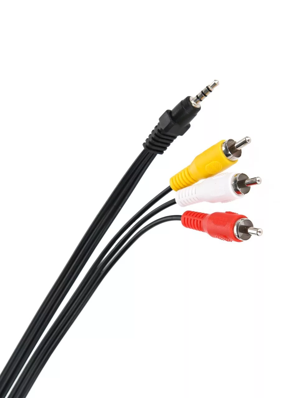 

Кабель Jack 3.5mm(M)-3RCA(M), 2м, черный VCOM (TAV4545-2M)