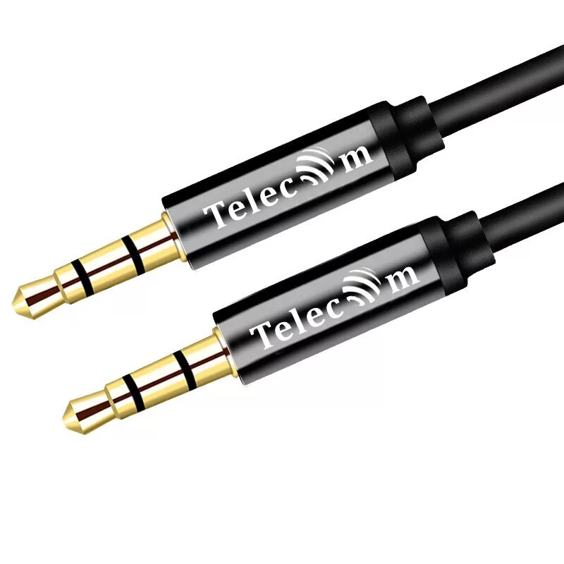 

Кабель Jack 3.5mm(M)-Jack 3.5mm(M), 2м, черный Telecom (TAV7175M-2M)
