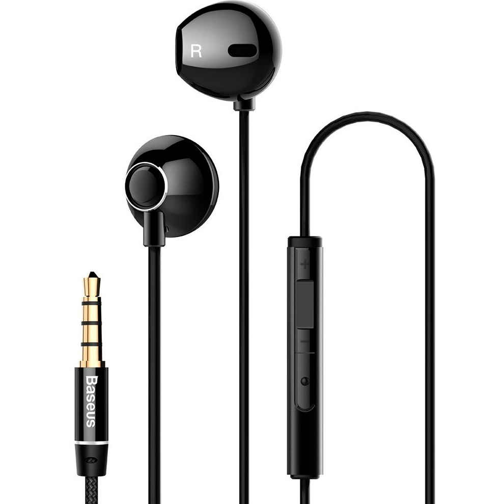 

Проводные наушники Baseus Encok H06, Jack 3.5mm, черный (NGH06-01), Encok H06