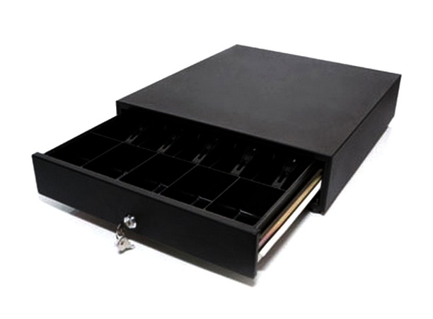 Денежный ящик Штрих-М ШТРИХ-CD, металл, черный, электромеханический, ячеек купюры/монеты: 5шт./5шт. (35972)