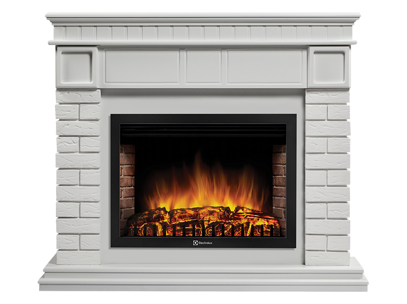 

Портал для электрокамина Firelight Bricks 25U, угловой, белый (НС-1299932), Bricks 25U