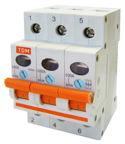 Выключатель нагрузки 3P 40A, TDM ВН-32 SQ0211-0025 (SQ0211-0025)