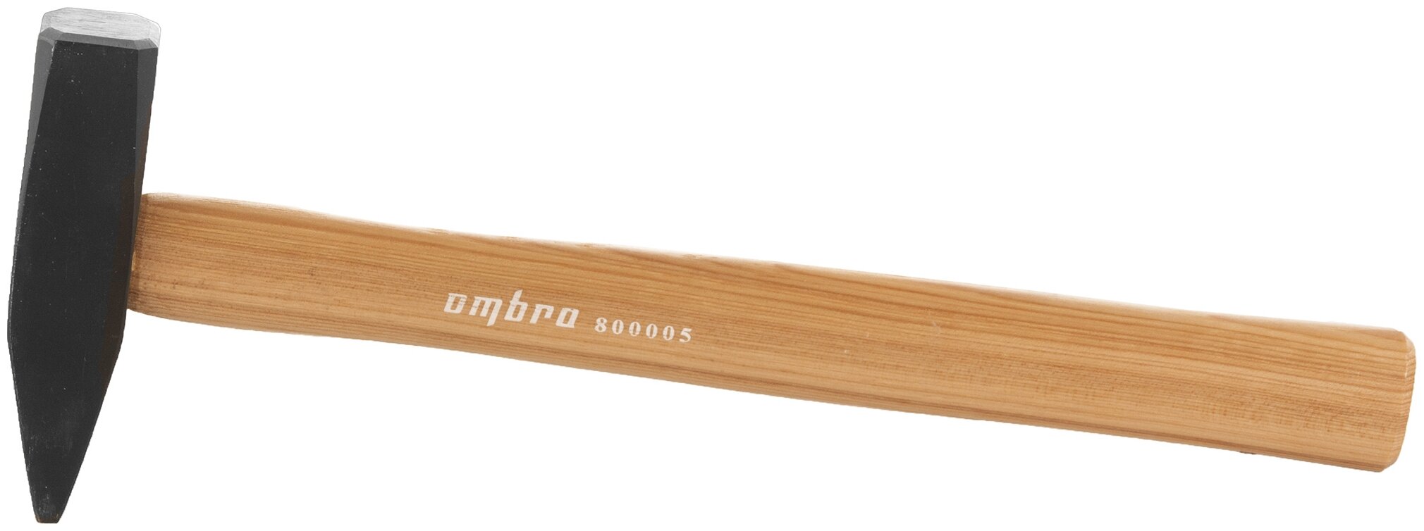 Молоток, боек кованая сталь 300 г, ombra 800003