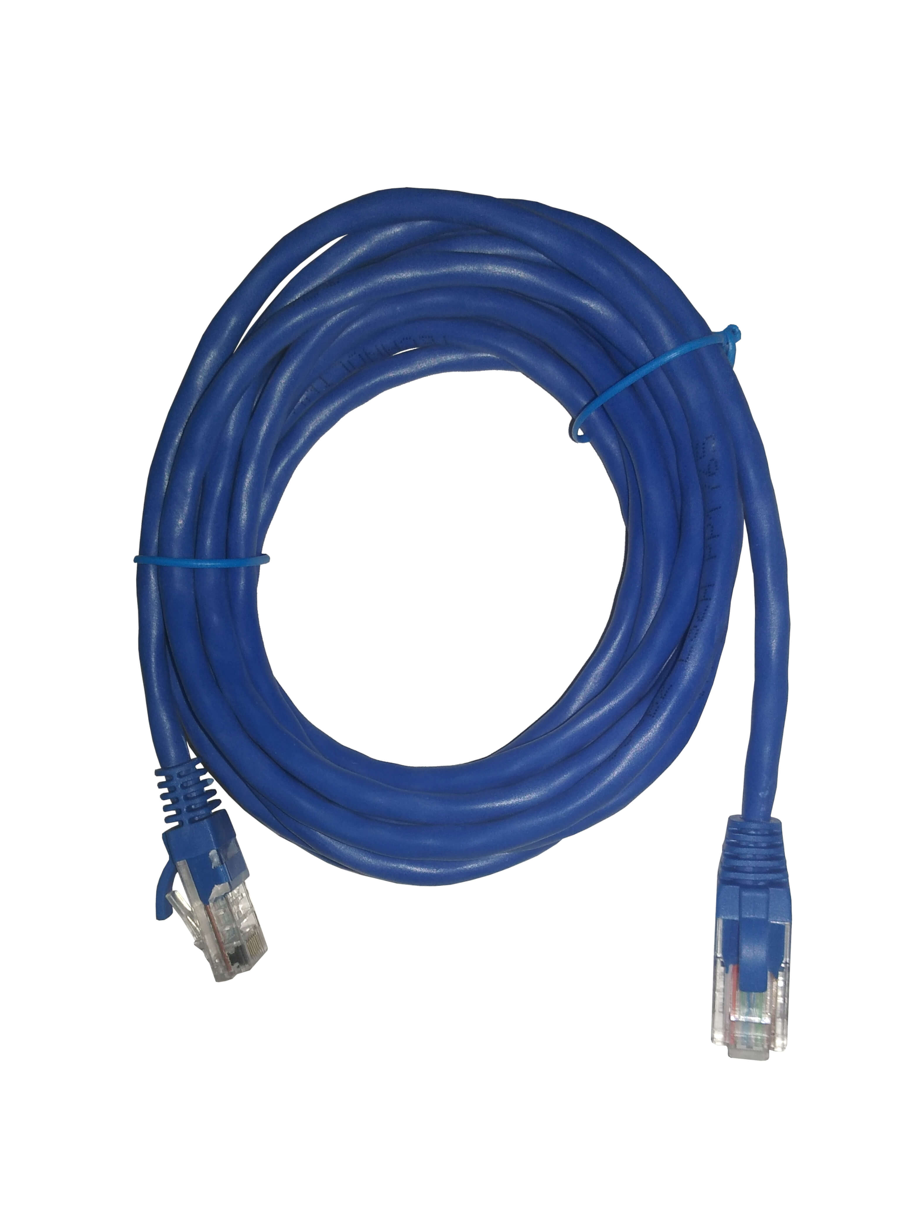 Патч-корд UTP кат.5e, 3м, RJ45-RJ45, синий, CU, LSZH, Technolink T.BC.UTP.5e-3.0m-5-lszh (57120)