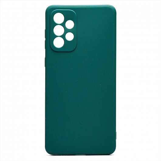 Чехол-накладка Activ Original Design для смартфона Samsung SM-A736 Galaxy A73 5G, силикон, темно-зеленый (206342)