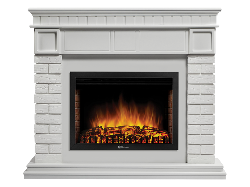 Портал для электрокамина Firelight Bricks 25, белый