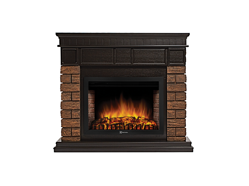 

Портал для электрокамина Firelight Bricks Wood 30, пристенный, каменый дуб темный/венге (НС-1287018), Bricks Wood 30
