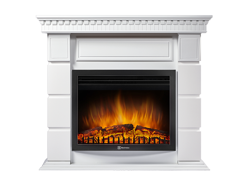 

Портал для электрокамина Firelight Elegante 25, пристенный, белый (НС-1233295), Elegante 25