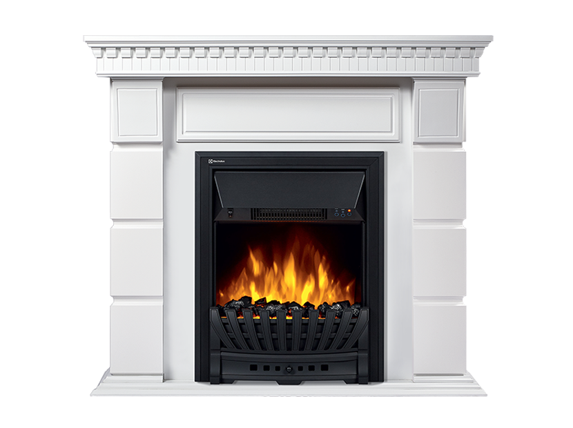 Портал для электрокамина Firelight Elegante Classic, белый