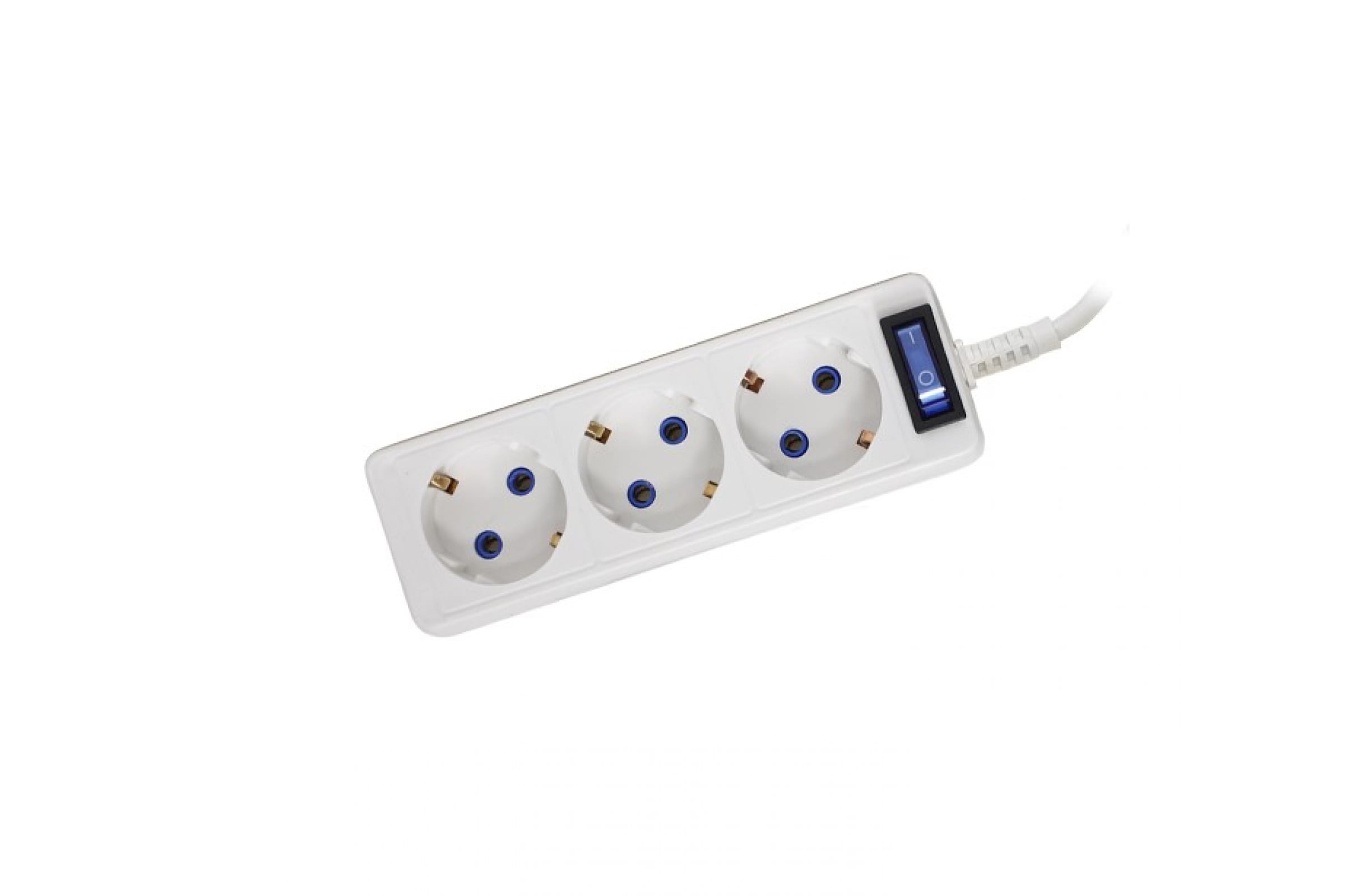 

Удлинитель Космос ПВС, 3-розетки, 3м, белый (YKsm3m-3g-Z-V(10A)P), ПВС