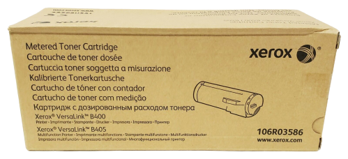 

Картридж лазерный Xerox 106R03586, черный, 24600 страниц, оригинальный для Xerox VersaLink B400/B405
