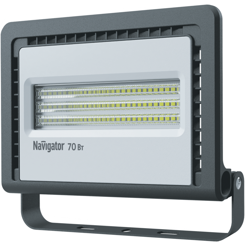 

Прожектор светодиодный Navigator NFL-01-70-6.5K-LED, 70Вт, 5950лм, 6500K, Ra:80, IP65, черный (14148), NFL-01-70-6.5K-LED