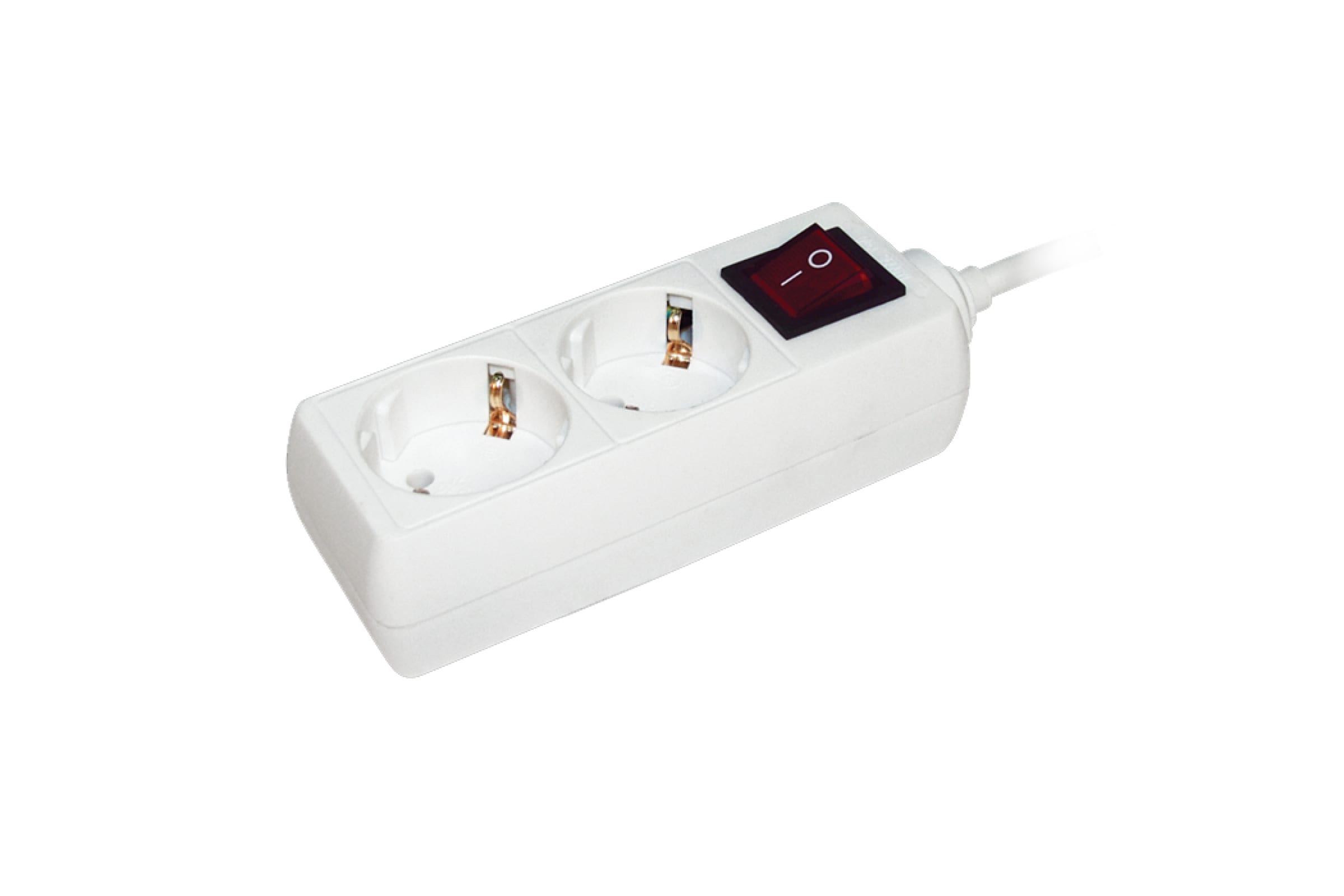 

Удлинитель IEK У02К, 2-розетки, 3м, белый (WYP10-16-02-03-ZK-N), У02К