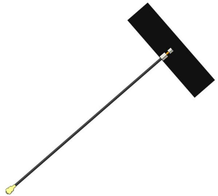 

Антенна внутренняя Molex, Wi-Fi, 2.4/5ГГц , 3.7dBi, 15см, черный (146153-0150 ), 0
