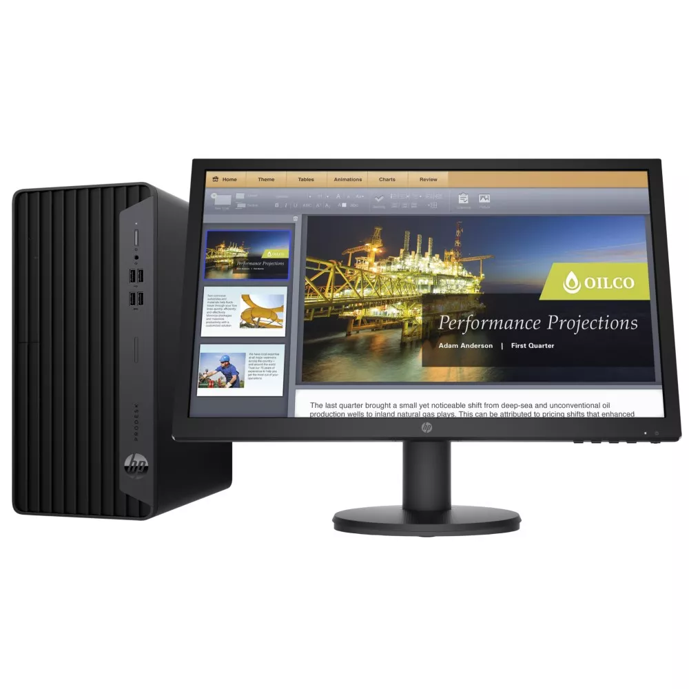 

Системный блок HP Bundle ProDesk 400 G7 MT, Intel Core i3 10100 3.6GHz, 8Gb RAM, 256Gb SSD, W10Pro, черный, Монитор HP P24v (2U0J0ES), 400 G7 MT
