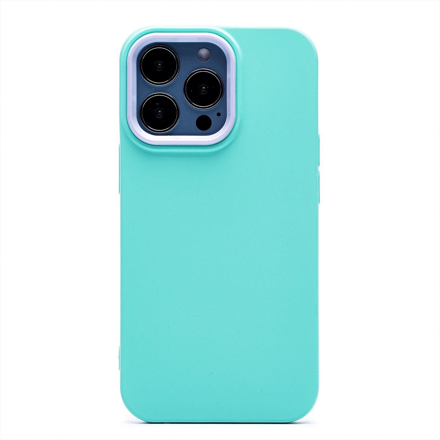 

Чехол-накладка SC262 для смартфона Apple iPhone 13 Pro, силикон, мятный (204096)