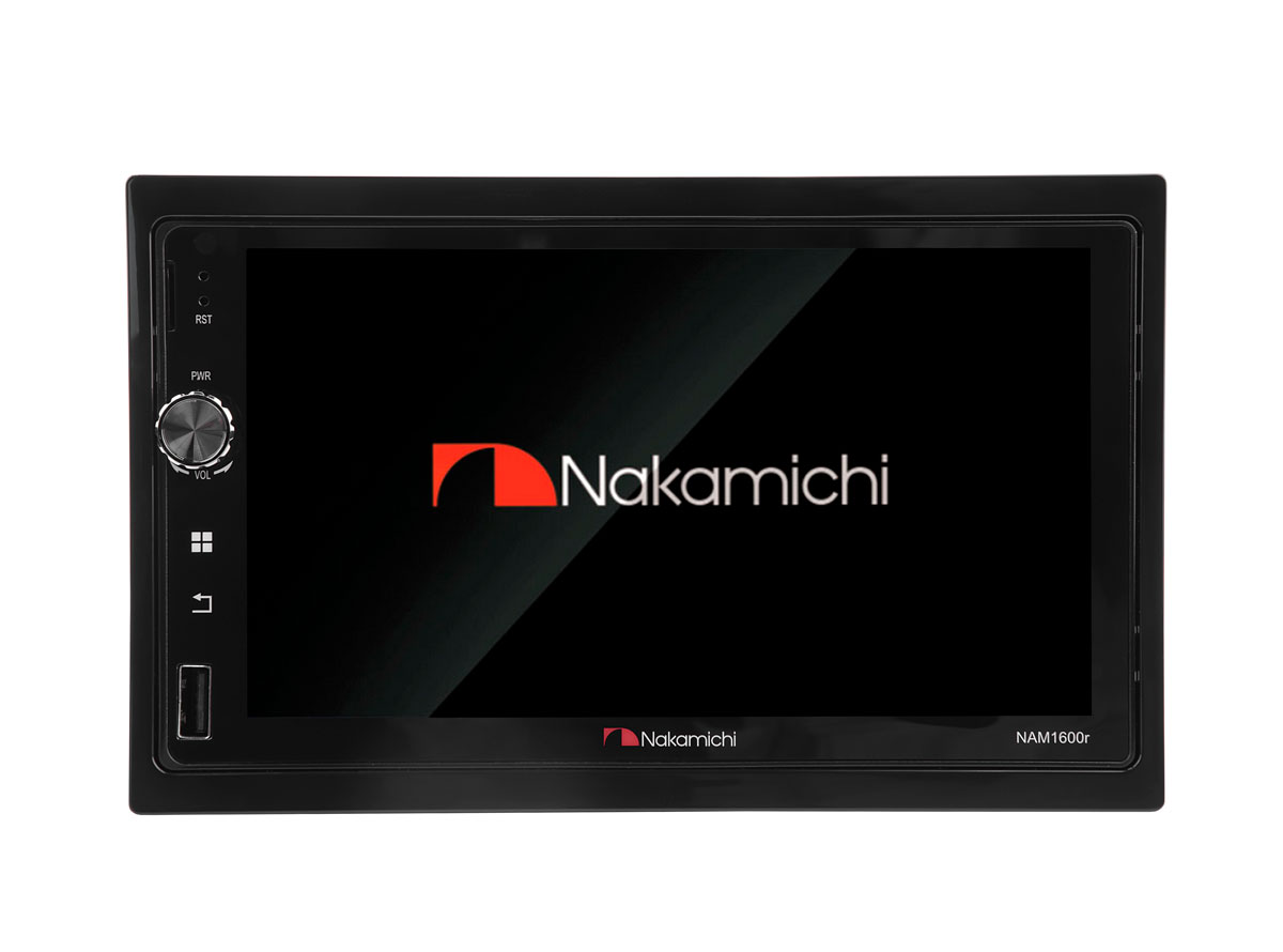 Автомагнитола NAKAMICHI NAM1600r, 2 DIN, 4x50 Вт, черный