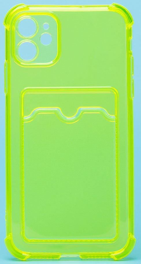 

Чехол-накладка для смартфона Apple iPhone 11, TPU, зеленый полупрозрачный (SC278)