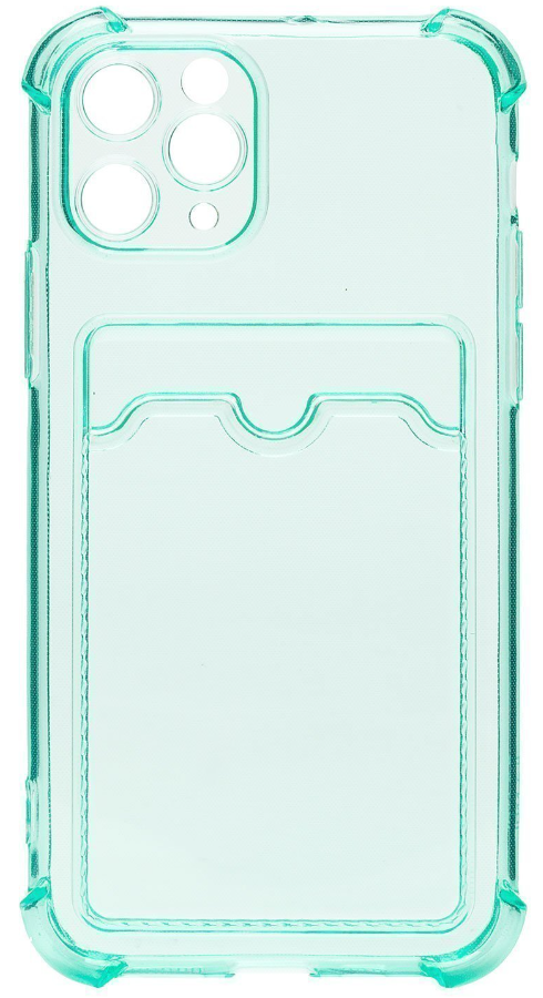 

Чехол-накладка для смартфона Apple iPhone 11 Pro, TPU, зеленый полупрозрачный (SC278)