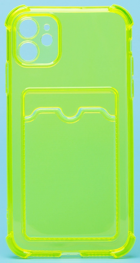 

Чехол-накладка для смартфона Apple iPhone 11, TPU, желтый/прозрачный (SC278)