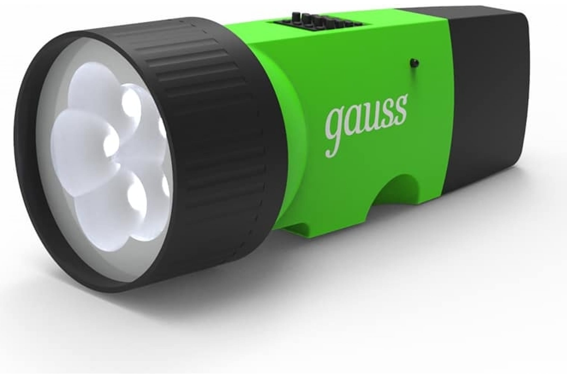 

Фонарь ручной Gauss (GFL103) 40 лм 1Вт 250mAh, Черный/зеленый