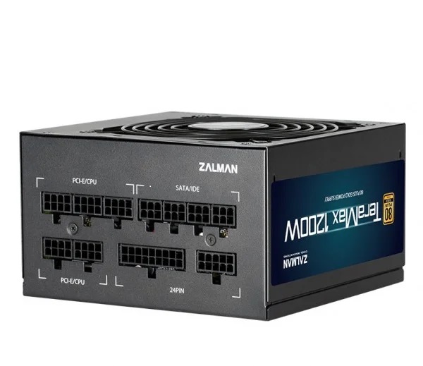 

Блок питания 1.2 кВт ATX Zalman TeraMax 1200W, 120 мм, 80 Plus Gold, Retail (ZM1200-TMX), TeraMax 1200W