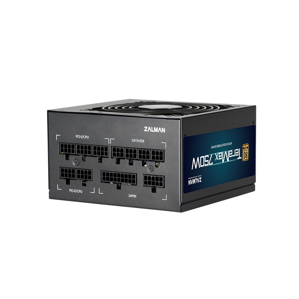 

Блок питания 750 Вт ATX Zalman TeraMax 750W, 120 мм, 80 Plus Gold, Retail (ZM750-TMX), TeraMax 750W