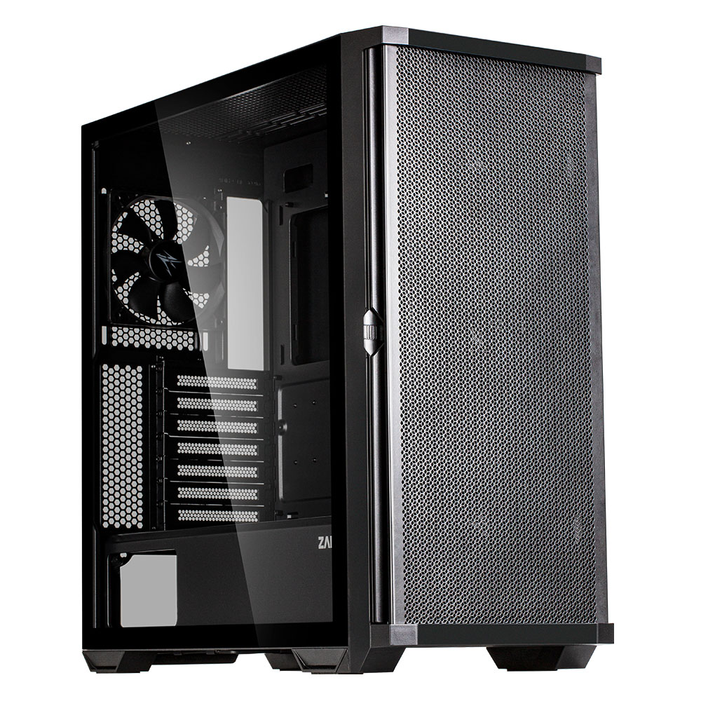 Корпус Zalman Z10, Midi-Tower, без БП, черный