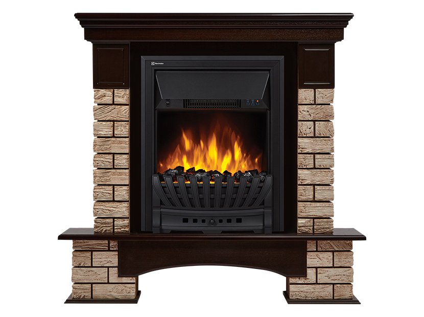 

Портал для электрокамина Firelight Forte Wood Classic, пристенный, коричневый/темный дуб (НС-1292149), Forte Wood Classic