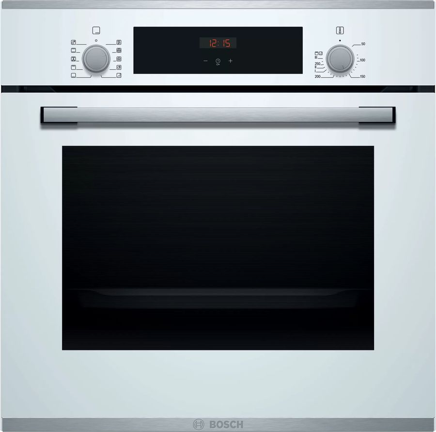 

Духовой шкаф электрический Bosch Serie 4 HBF254EW0R, белый/нержавеющая сталь (HBF254EW0R), HBF254EW0R