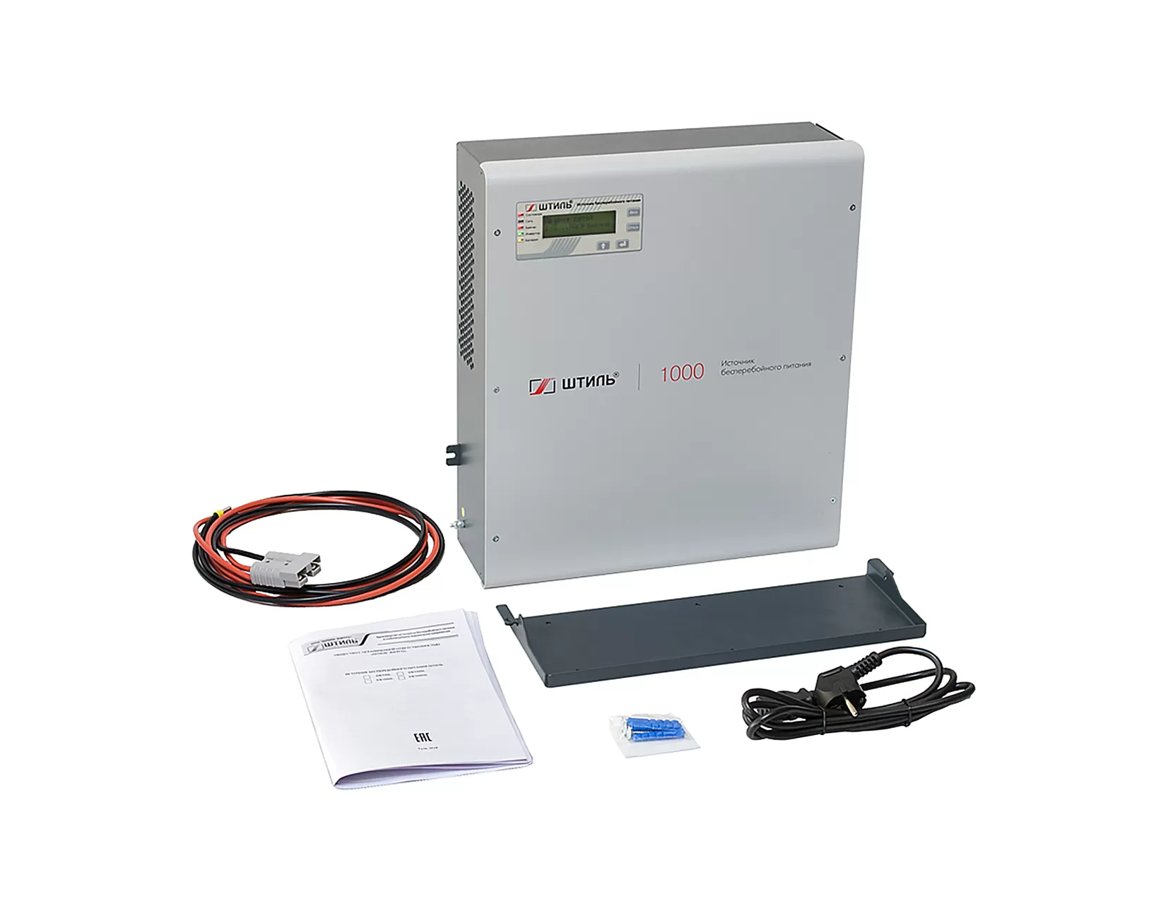 

ИБП Штиль, 1000VA, 900W, EURO, розеток - 2, серый (SW1000SL)