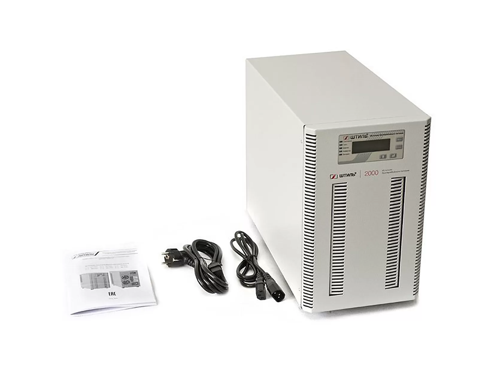 ИБП Штиль, 2000VA, 1800W, EURO+IEC, розеток - 6, серый (ST1102SL)