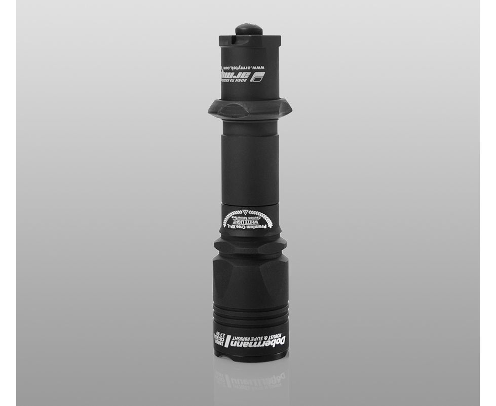 

Фонарь тактический Armytek Dobermann XP-L HI (F02003BC) 1000 лм 6 режимов, Черный/белый, Dobermann XP-L HI
