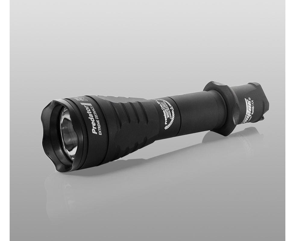 

Фонарь тактический Armytek Predator XP-E2 (F01602BR) 160 лм красный свет, 6 режимов, Черный/белый, Predator XP-E2