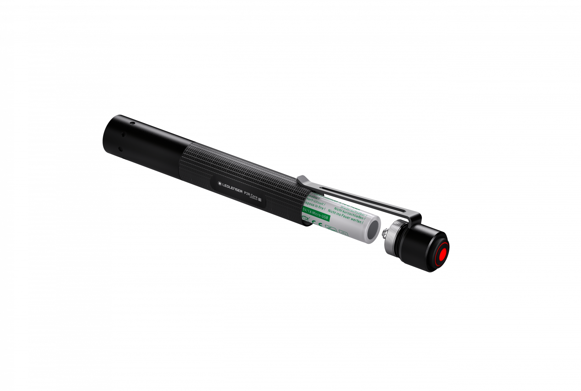 

Фонарь ручной LED LENSER P2R Core (502176) 120 лм 200 mAh, 3 режима, Черный, P2R Core