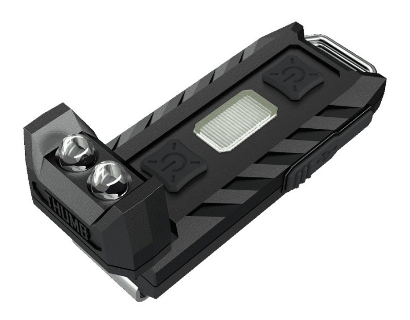 

Фонарь-брелок Nitecore Thumb LEO (17118) 45 лм 220mAh, 3 режима: белый, ультрафиолетовый, полицейский, Черный, Thumb LEO