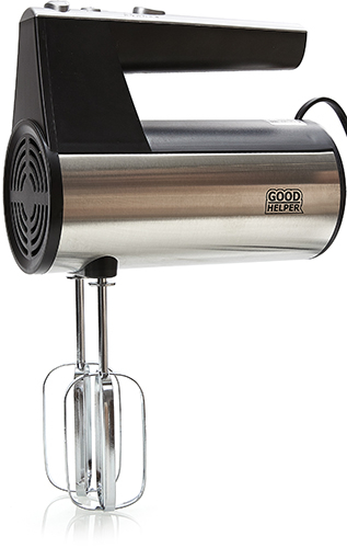 

Миксер ручной GOODHELPER НМ-450 350 Вт, черный/серебристый, НМ-450