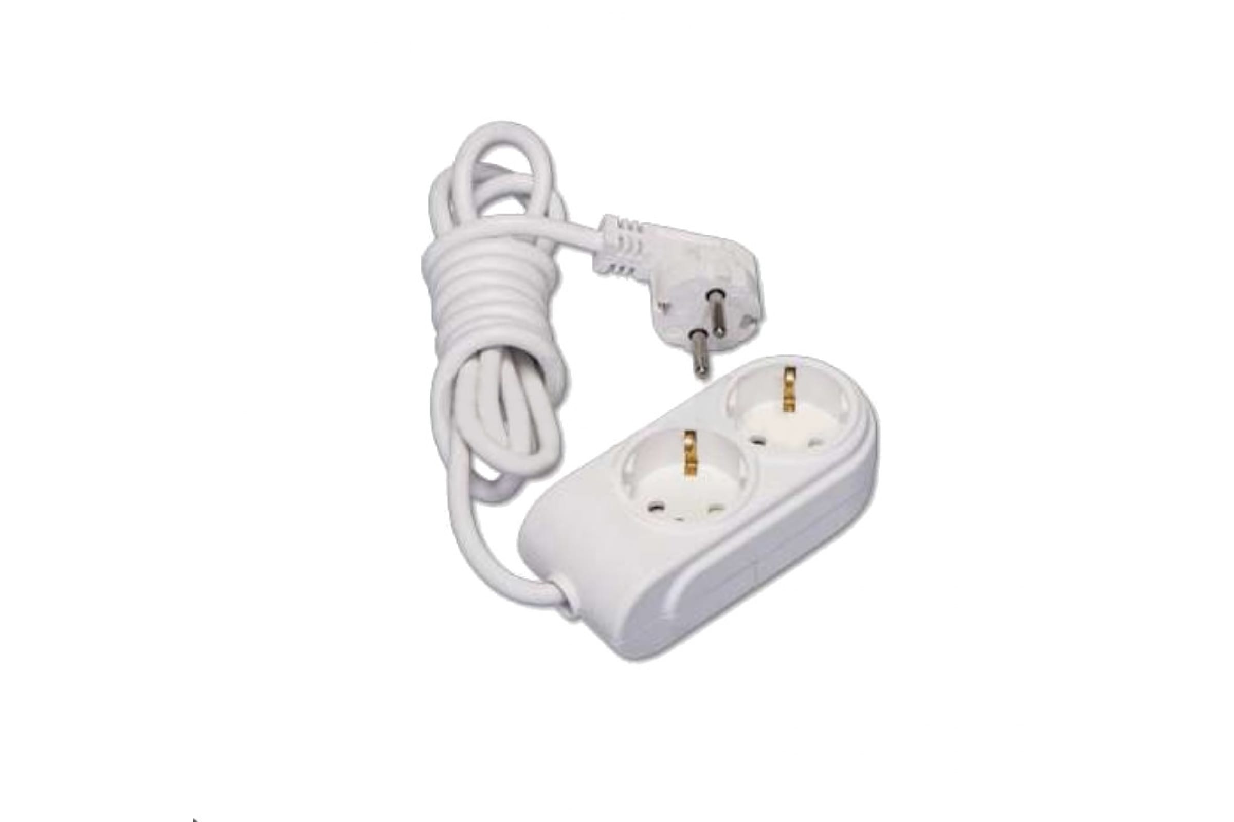 

Удлинитель Makel, 2-розетки, 2м, белый (N2210033)