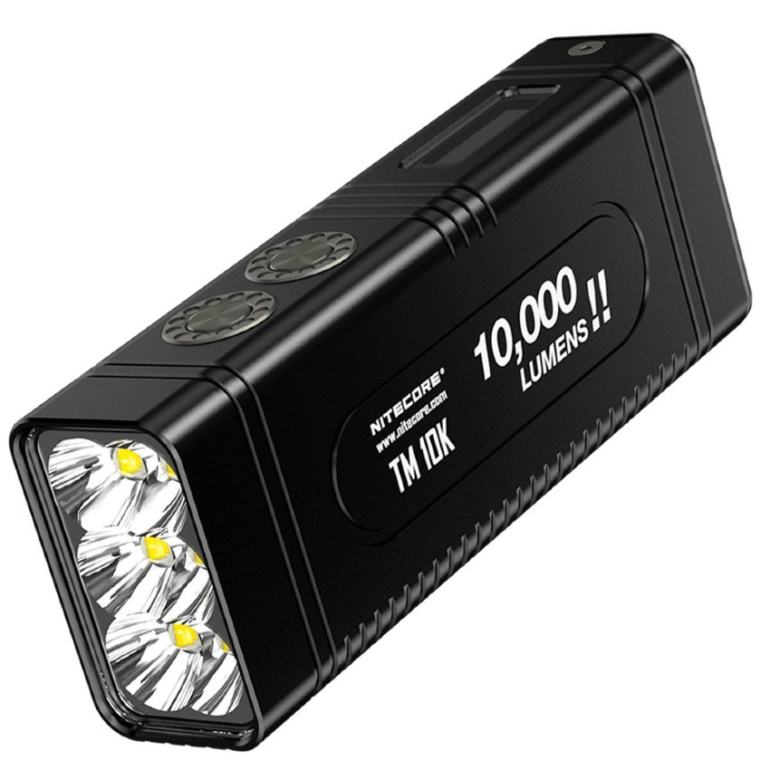 

Фонарь ручной Nitecore TM10K (17683) 10000mAh 4800mAh, Черный, TM10K