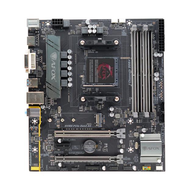 

Материнская плата AFOX A520D4-MA-V2, SocketAM4, AMD A520, 4xDDR4, PCI-Ex16, 2SATA3, 5.1-ch, GLAN, 6 USB 3.0, VGA, DVI, HDMI, mATX, Retail, A520D4-MA-V2