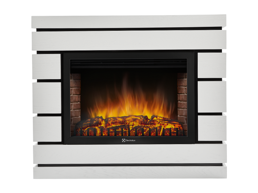 Портал для электрокамина Firelight Moderno 25, белый дуб