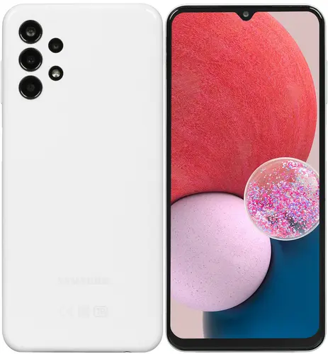 

Смартфон Samsung Galaxy A13, 6.6" 1080x2408 PLS, Samsung Exynos 850, 4Gb RAM, 64Gb, 3G/4G, NFC, Wi-Fi, BT, 4xCam, 2-Sim, 5000 мА⋅ч, USB Type-C, Android 12, белый (SM-A135FZWGMEB), Galaxy A13