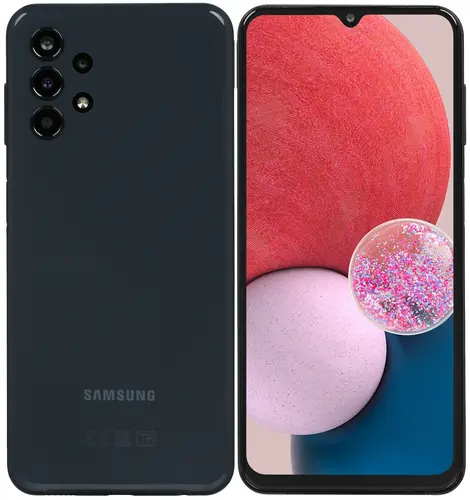 

Смартфон Samsung Galaxy A13, 6.6" 1080x2408 PLS, Samsung Exynos 850, 4Gb RAM, 64Gb, 3G/4G, NFC, Wi-Fi, BT, 4xCam, 2-Sim, 5000 мА⋅ч, USB Type-C, Android 12, черный (SM-A135FZKGMEB), Galaxy A13