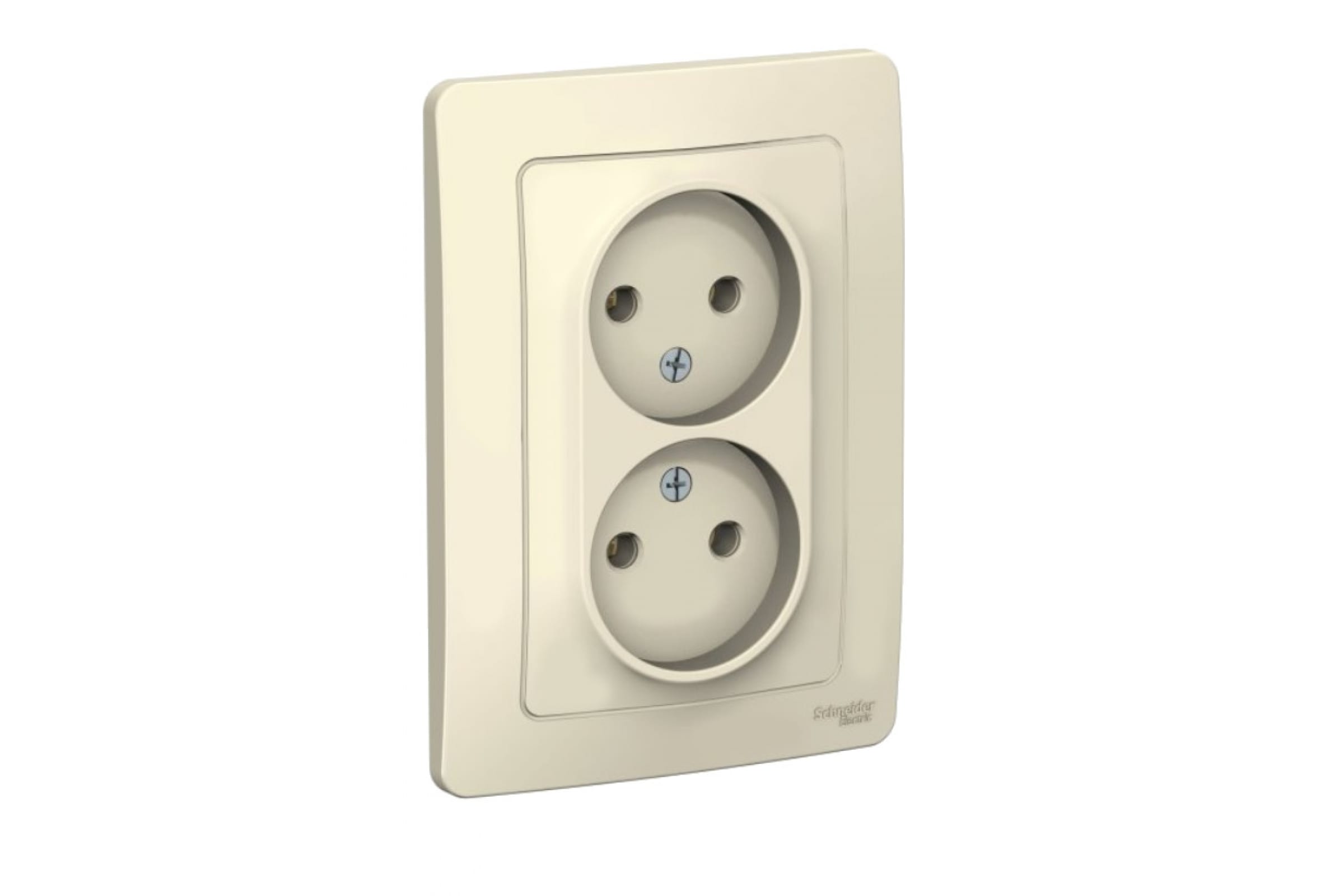 

Розетка Schneider Electric Blanca, скрытый монтаж, 2-х постовая, 16A, в сборе, IP20, молочный (BLNRS000022)